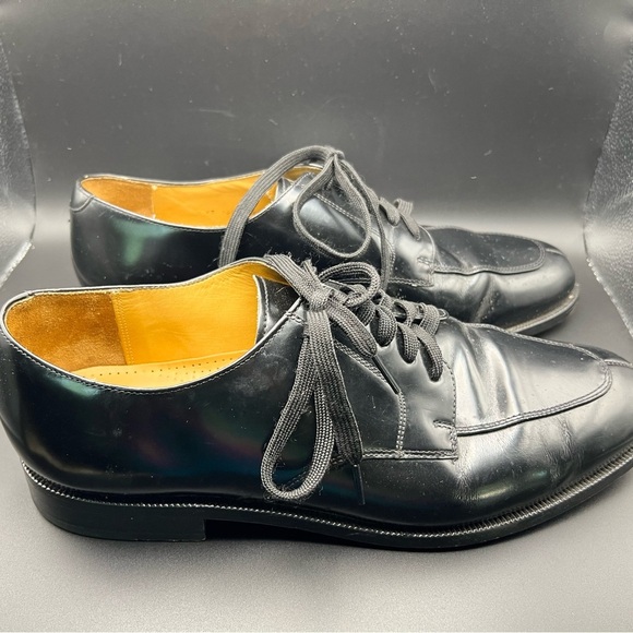 Men’s Cole Haan Black Leather Oxfords 10.5 D - Picture 4 of 6